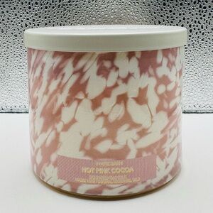 Bath & Body Works Hot Pink Cocoa 3 Wick Candle